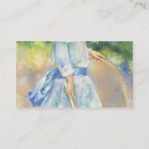 Pierre-Auguste Renoir- Mädchen mit einem Band Visitenkarte