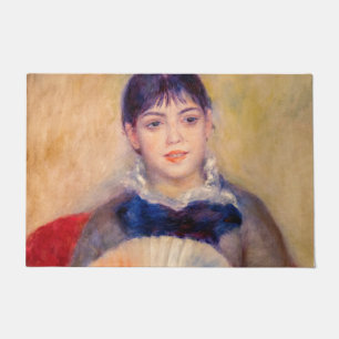 Pierre-Auguste Renoir - Mädchen mit einem Fächer Fußmatte