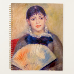 Pierre-Auguste Renoir - Mädchen mit einem Fächer Planer