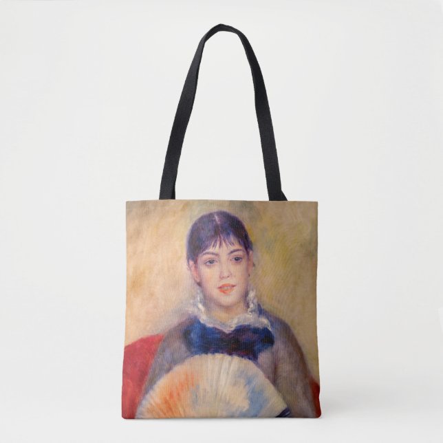 Pierre-Auguste Renoir - Mädchen mit einem Fan (Vorderseite)