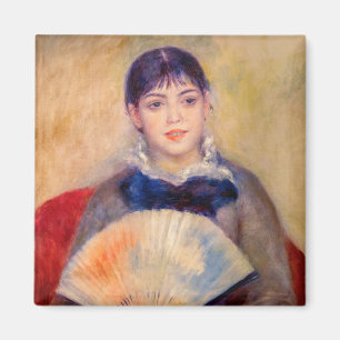Pierre-Auguste Renoir - Mädchen mit einem Fan Magnet