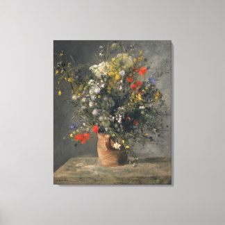 Pierre Auguste Renoir Malerei, Blume in einer Vase Leinwanddruck