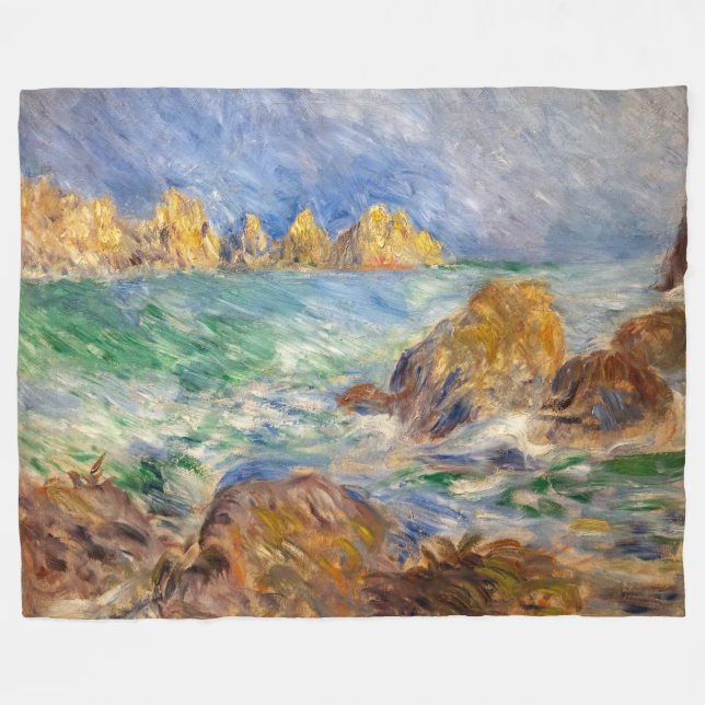 Pierre-Auguste Renoir - Marine, Guernesey Fleecedecke (Vorderseite (Horizontal))