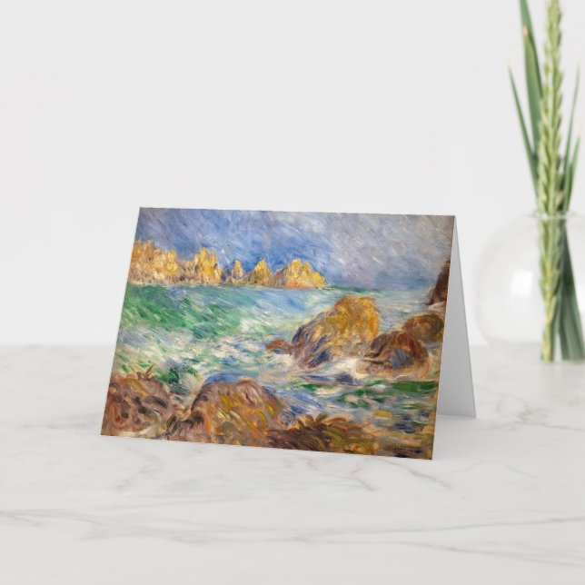 Pierre-Auguste Renoir - Marine, Guernesey Karte (Vorderseite)