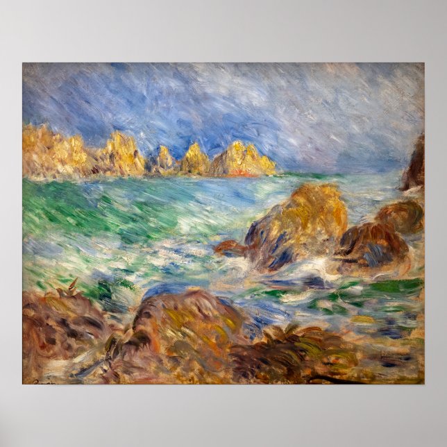 Pierre-Auguste Renoir - Marine, Guernesey Poster (Vorne)
