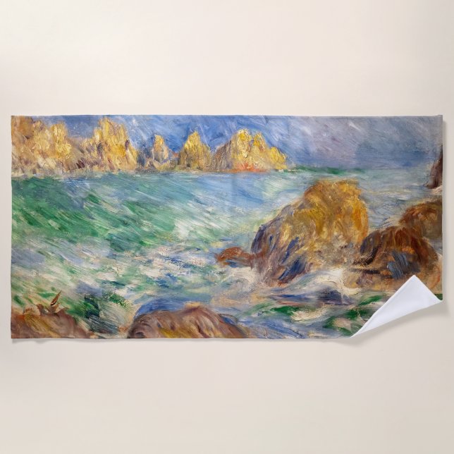 Pierre-Auguste Renoir - Marine, Guernesey Strandtuch (Vorderseite)