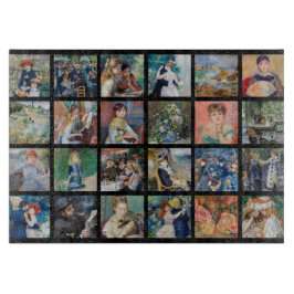 Pierre-Auguste Renoir - Masterpiece Collage Schneidebrett