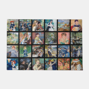 Pierre-Auguste Renoir - Masterpiece Grid Collage Fußmatte