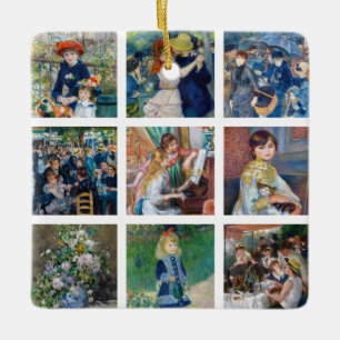 Pierre-Auguste Renoir - Masterpiece Grid Collage Keramikornament
