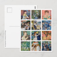 Pierre-Auguste Renoir - Masterpiece Grid Collage