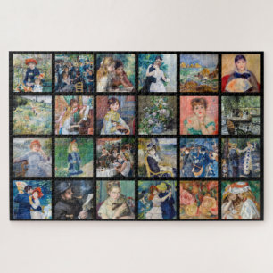 Pierre-Auguste Renoir - Masterpiece Grid Collage Puzzle