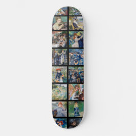 Pierre-Auguste Renoir - Masterpiece Grid Collage Skateboard