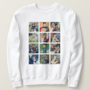Pierre-Auguste Renoir - Masterpiece Grid Collage Sweatshirt