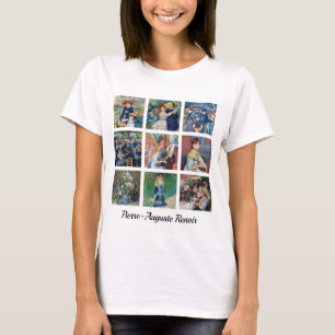 Pierre-Auguste Renoir - Masterpiece Grid Collage T-Shirt