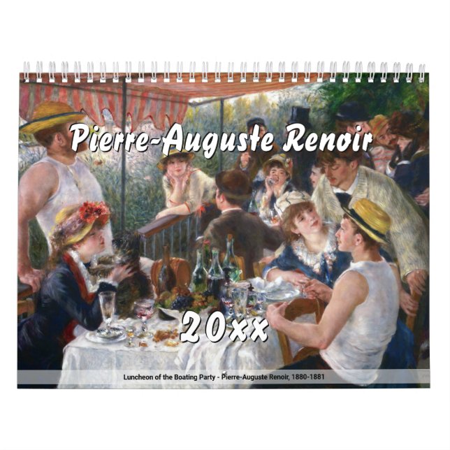 Pierre-Auguste Renoir Meisterwerke Auswahl Kalender (Titelbild)