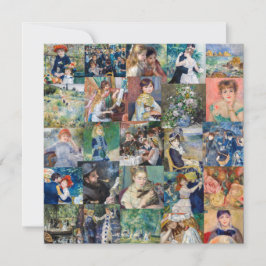 Pierre-Auguste Renoir - Meisterwerke Patchwork Einladung