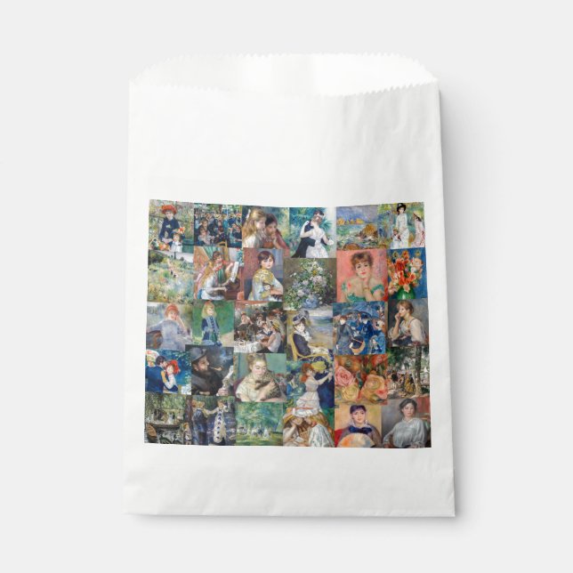 Pierre-Auguste Renoir - Meisterwerke Patchwork Geschenktütchen (Vorderseite)