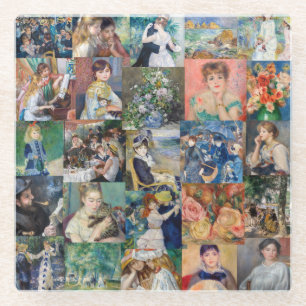 Pierre-Auguste Renoir - Meisterwerke Patchwork Glasuntersetzer