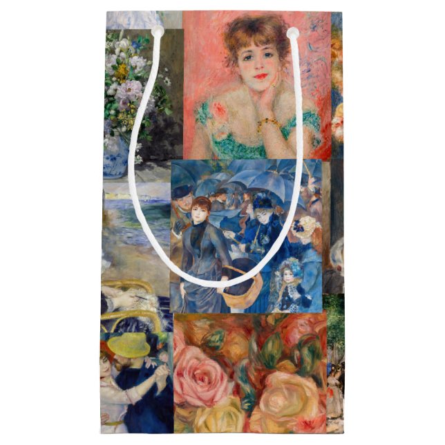 Pierre-Auguste Renoir - Meisterwerke Patchwork Kleine Geschenktüte (Vorderseite)