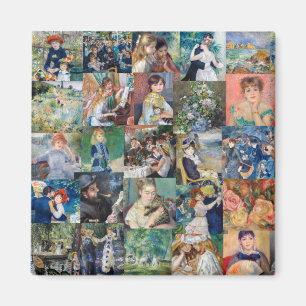 Pierre-Auguste Renoir - Meisterwerke Patchwork Magnet