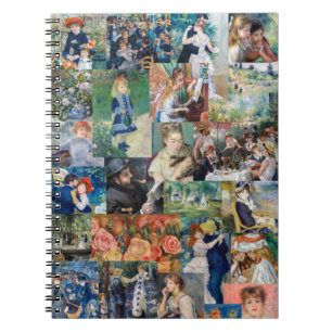 Pierre-Auguste Renoir - Meisterwerke Patchwork Notizblock