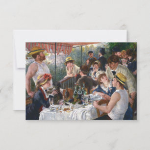 Pierre-Auguste Renoir - Mittagessen im Party Dankeskarte