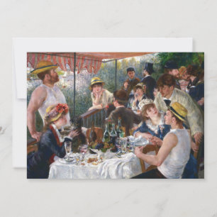 Pierre-Auguste Renoir - Mittagessen im Party Einladung