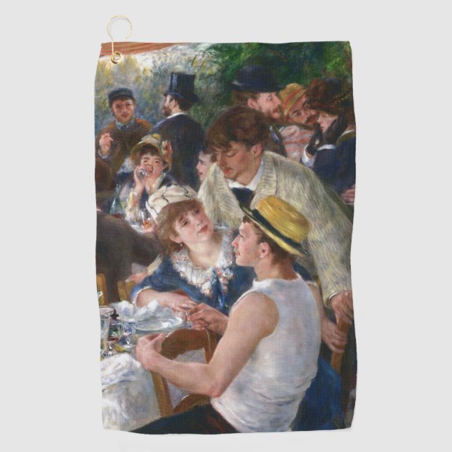 Pierre-Auguste Renoir - Mittagessen im Party Golfhandtuch (Vorderseite)