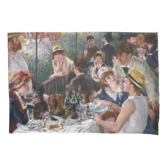 Pierre-Auguste Renoir - Mittagessen im Party Kissenbezug (Vorderseite)