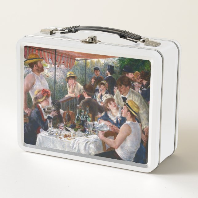 Pierre-Auguste Renoir - Mittagessen im Party Metall Brotdose (Vorderseite)