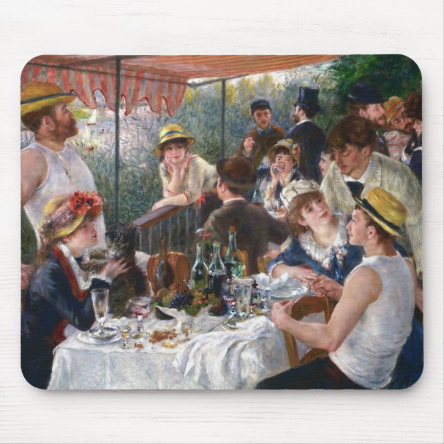 Pierre-Auguste Renoir - Mittagessen im Party Mousepad (Vorne)