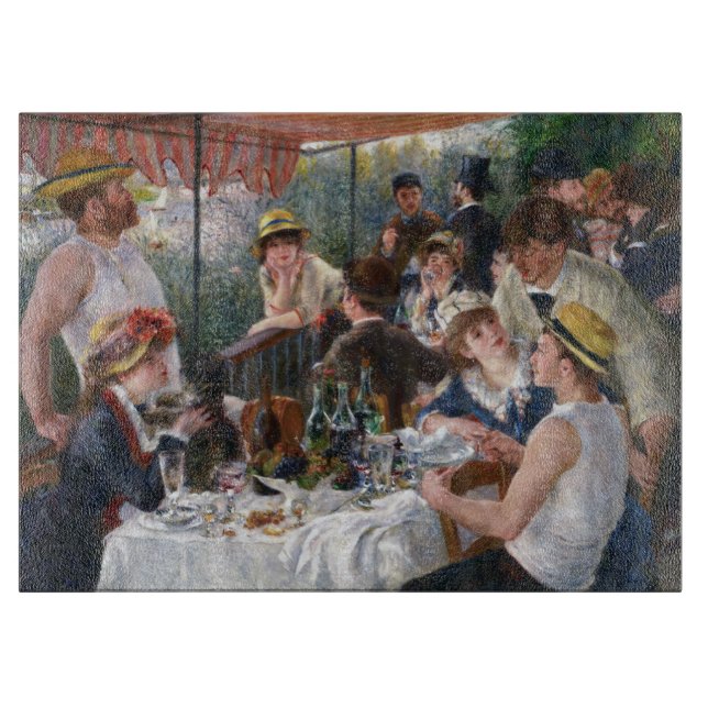 Pierre-Auguste Renoir - Mittagessen im Party Schneidebrett (Vorderseite)