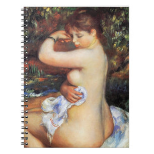 Pierre Auguste Renoir - Nach dem Bad Notizblock