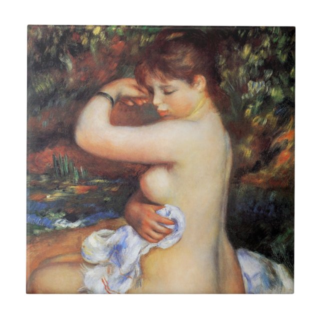 Pierre Auguste Renoir - Nach dem Tod Fliese (Vorderseite)