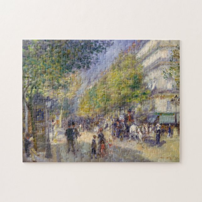 Pierre-Auguste Renoir - Paris, Grands Boulevards Puzzle (Horizontal)