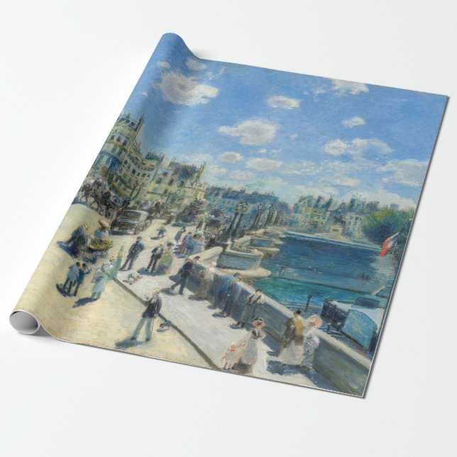Pierre-Auguste Renoir - Paris, Pont-Neuf Geschenkpapier (Ungerollt)