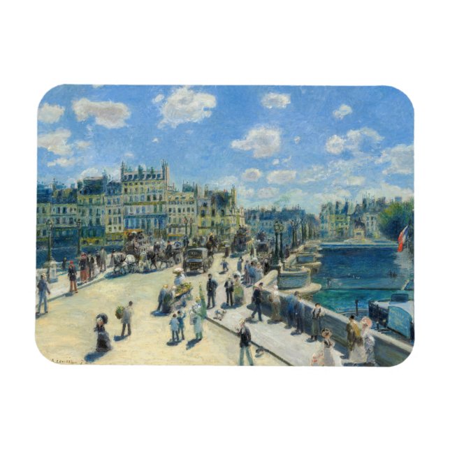 Pierre-Auguste Renoir - Paris, Pont-Neuf Magnet (Horizontal)