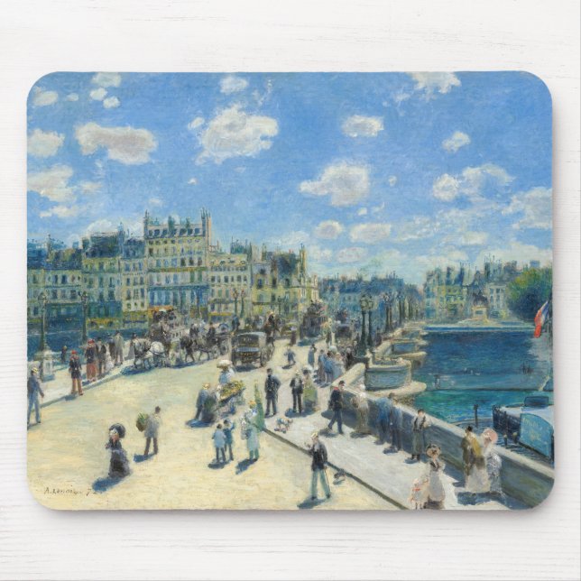 Pierre-Auguste Renoir - Paris, Pont-Neuf Mousepad (Vorne)