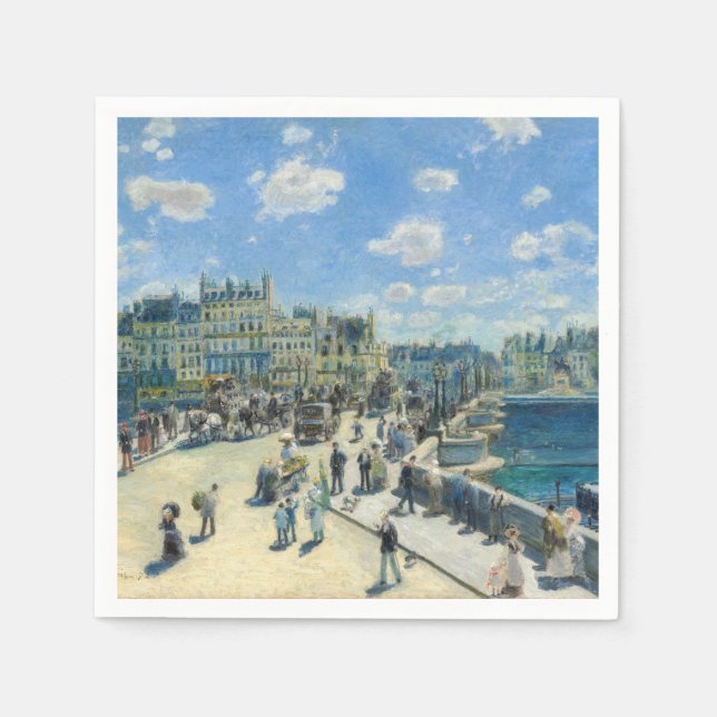 Pierre-Auguste Renoir - Paris, Pont-Neuf Serviette (Vorderseite)