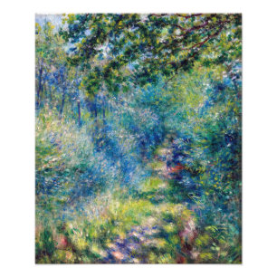 Pierre-Auguste Renoir - Pfad im Wald Fotodruck