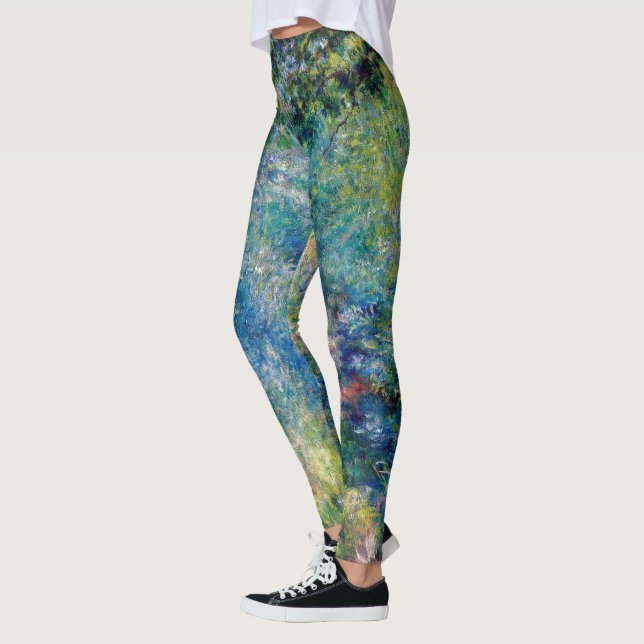 Pierre-Auguste Renoir - Pfad im Wald Leggings (Links)