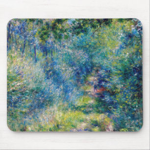 Pierre-Auguste Renoir - Pfad im Wald Mousepad