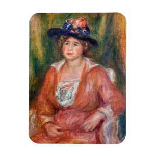 Pierre-Auguste Renoir - Portrait der sitzenden Fra Magnet