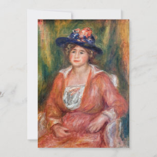 Pierre-Auguste Renoir - Porträt einer sitzenden Fr Einladung