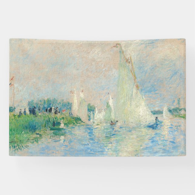 Pierre-Auguste Renoir - Regatta bei Argenteuil Banner (Horizontal)