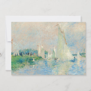 Pierre-Auguste Renoir - Regatta in Argenteuil Dankeskarte