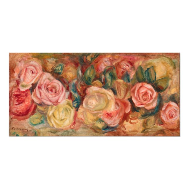 Pierre-Auguste Renoir - Rose Fotodruck (Vorne)