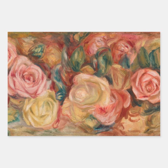 Pierre-Auguste Renoir - Rose Geschenkpapier Set (Vorderseite)