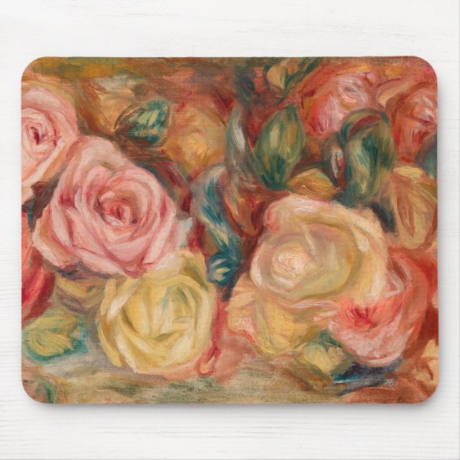 Pierre-Auguste Renoir - Rose Mousepad (Vorne)
