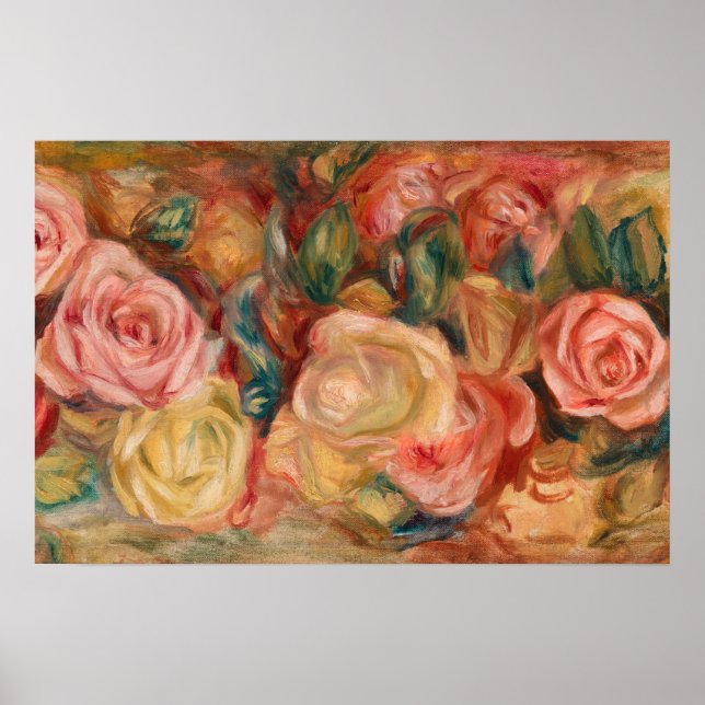 Pierre-Auguste Renoir - Rose Poster (Vorne)